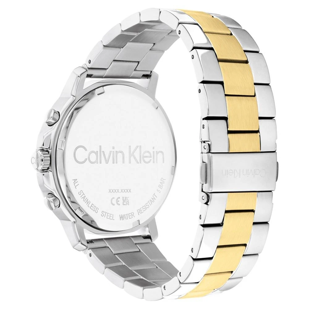 商品Calvin Klein|Men's Gauge Stainless Steel Bracelet Watch 46mm,价格¥1055,第3张图片详细描述