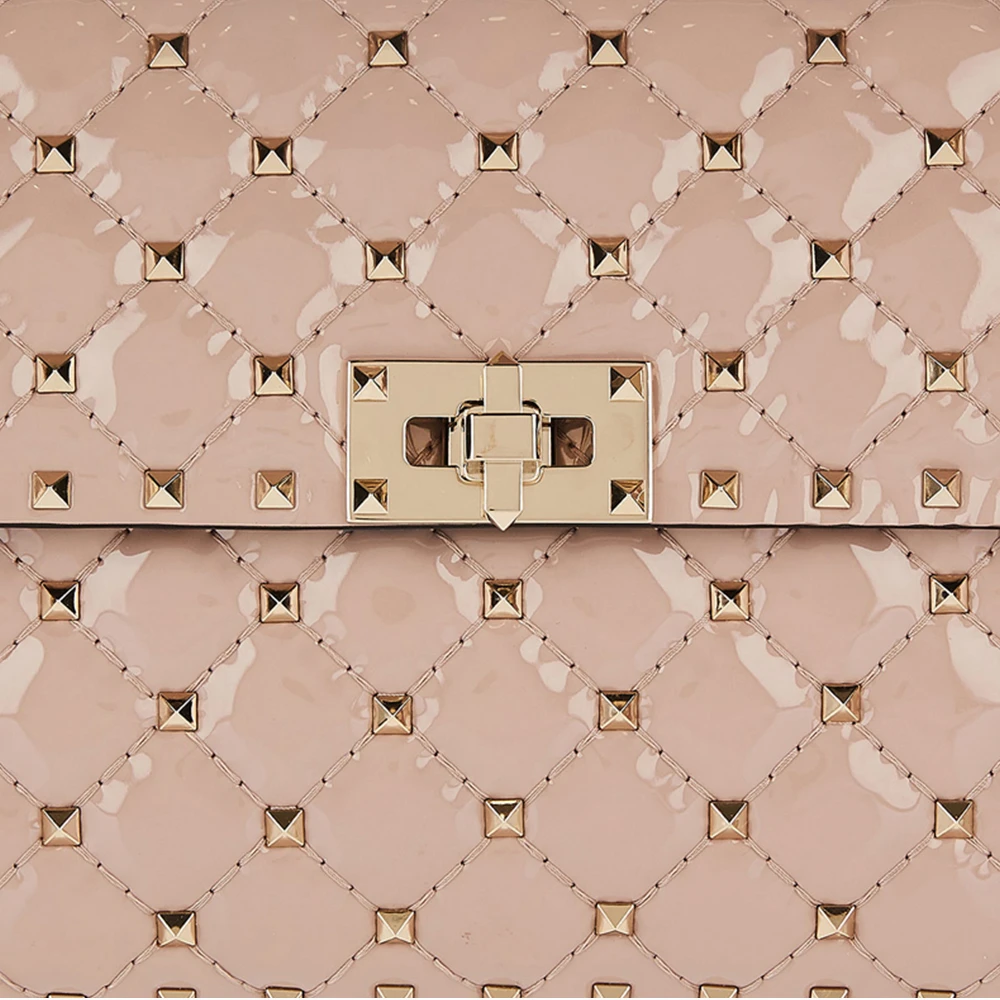 Valentino 华伦天奴 裸色漆皮女士链条包 RW2B0122-VNE-P45 商品