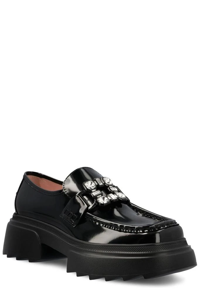 商品Roger Vivier|Roger Vivier Wallaviv Buckle Embellished Loafers,价格¥6588,第2张图片详细描述
