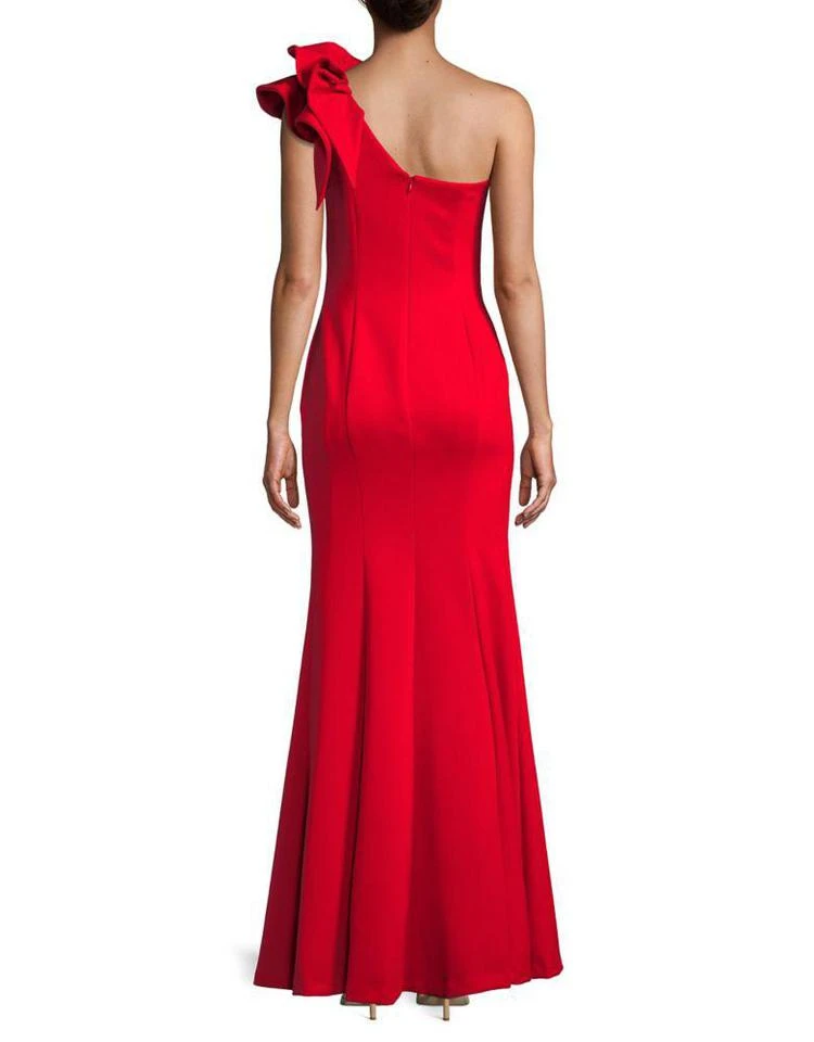 商品Betsy & Adam|Bow One-Shoulder Mermaid Gown,价格¥1902,第3张图片详细描述