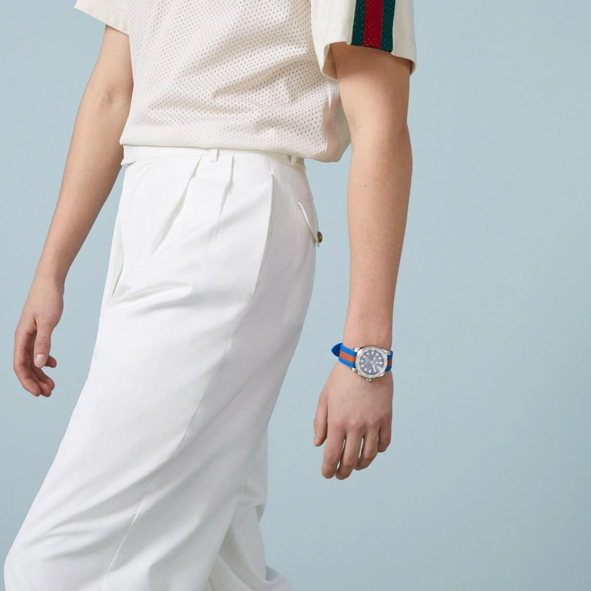 【预售】 古驰 25春夏 男士 腕表 GUCCI DIVE系列腕表，40毫米 750542 IC4A0 8489  商品