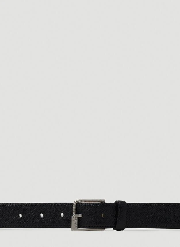 商品MAISON MARGIELA|Logo Engraved Belt in Black,价格¥2910,第1张图片