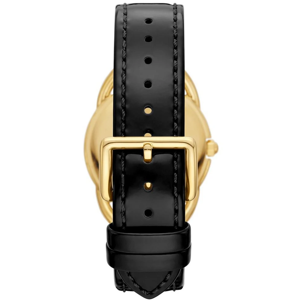 商品Tory Burch|Women's The Miller Black Patent Leather Strap Watch 32mm,价格¥1409,第3张图片详细描述