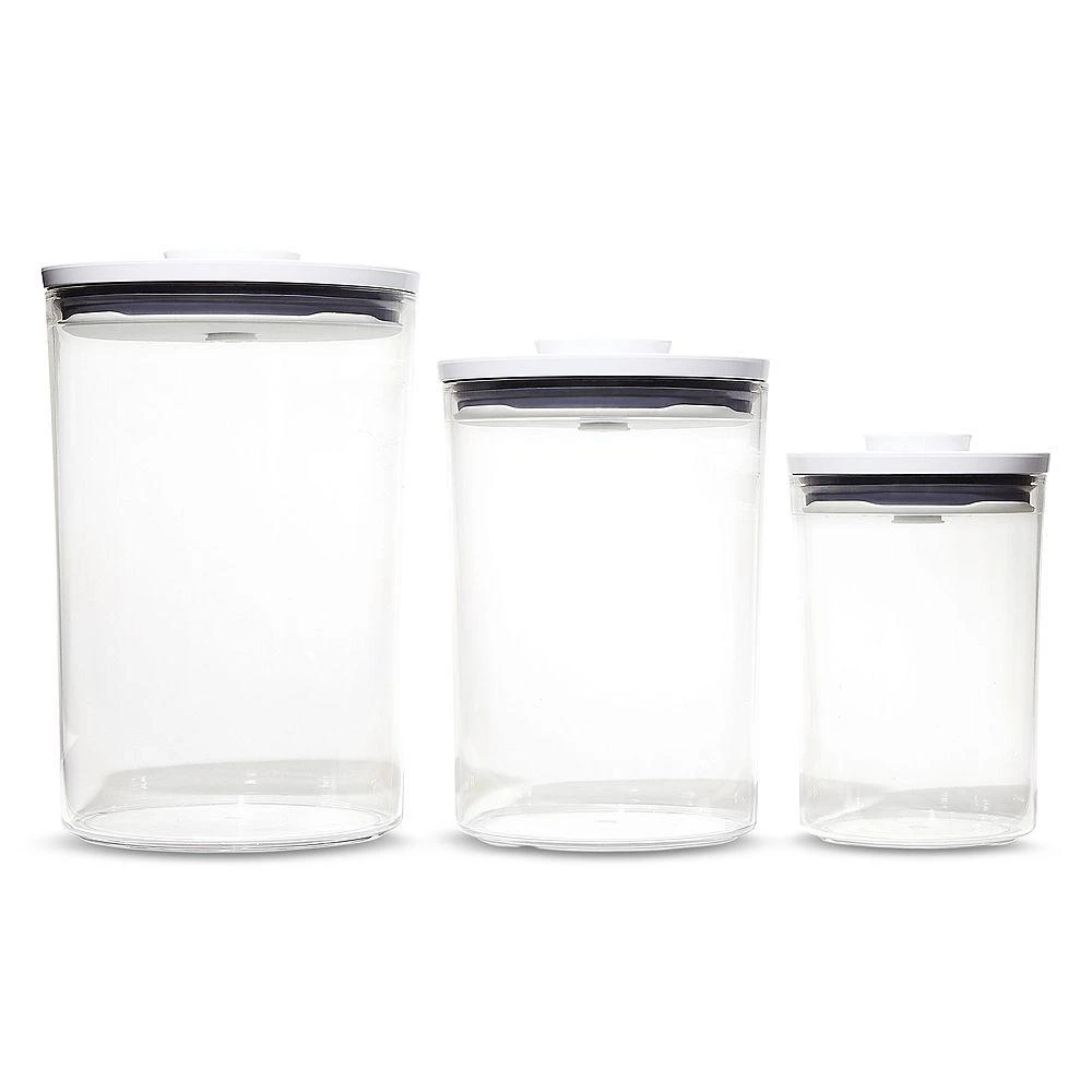 商品OXO|Good Grips Pop Round Canisters, Set of 3,价格¥341,第1张图片