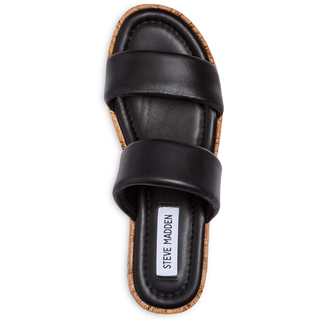 Steve Madden Womens Defuse Cork Espadrille Platform Sandals商品第6张图片规格展示
