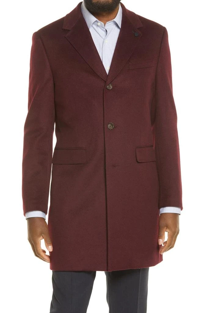 商品Ted Baker London|Fjord Wool & Cashmere Overcoat,价格¥1689,第4张图片详细描述