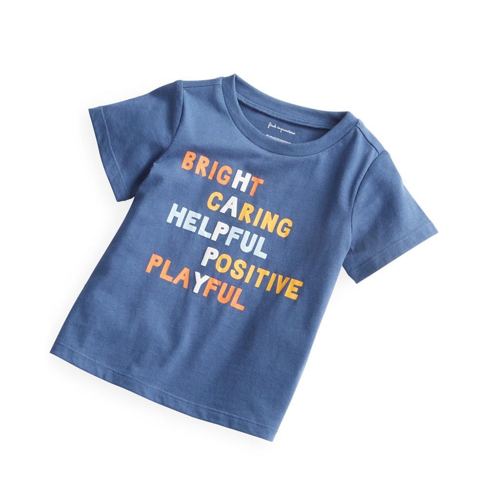 商品First Impressions|Baby Boys Feeling Happy Graphic T-Shirt, Created for Macy's,价格¥37,第1张图片