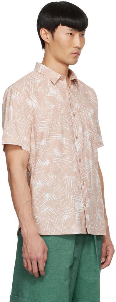 商品Vince|米色亚麻衬衫,价格¥2133,第4张图片详细描述