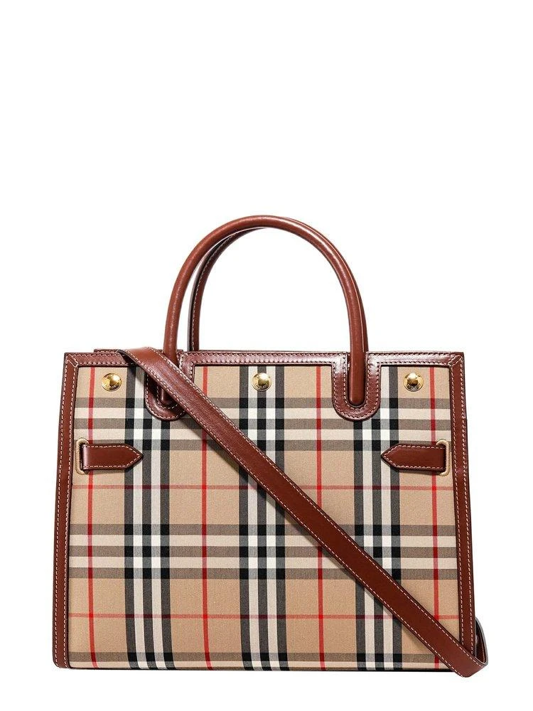 商品Burberry|Burberry Small Vintage Check Top Handle Title Bag,价格¥12840,第1张图片