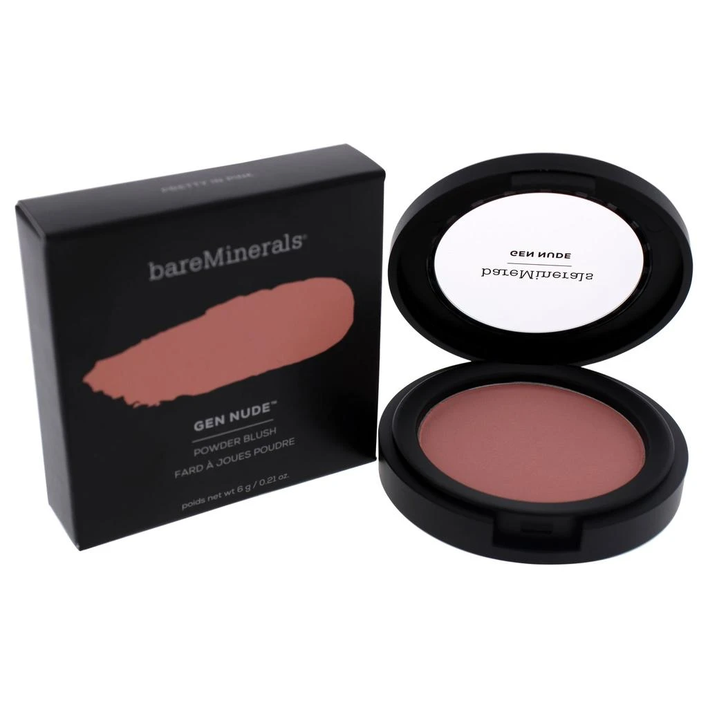 商品BareMinerals|Gen Nude Powder Blush - Pretty In Pink For Women 0.21 oz Blush,价格¥181,第4张图片详细描述