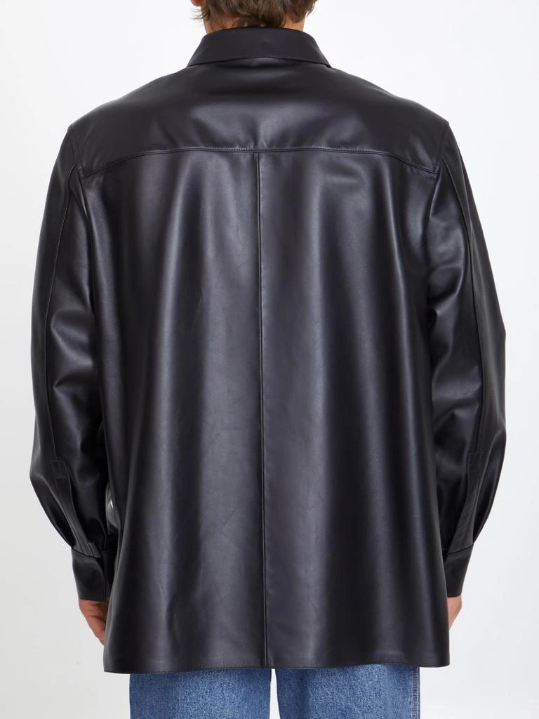 商品Loewe|Black leather jacket,价格¥15106,第3张图片详细描述