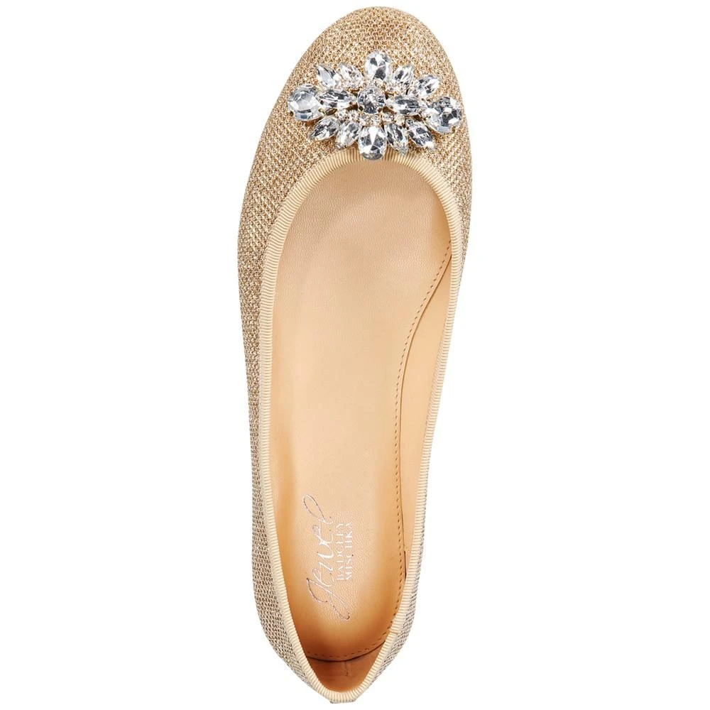 商品Badgley Mischka|Cabella Evening Flats,价格¥591,第4张图片详细描述