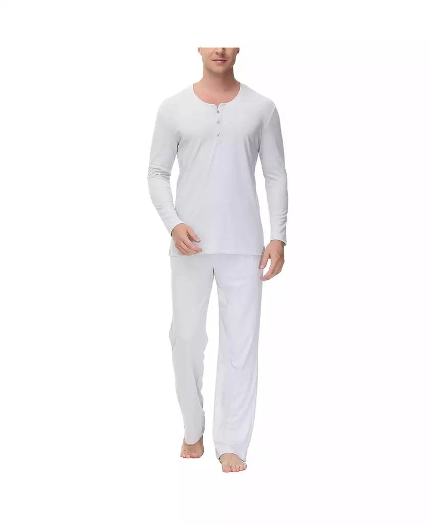 商品INK+IVY|Men's Two Piece Henley Pajama Set,价格¥285,第1张图片