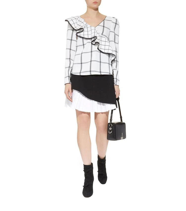 商品Self Portrait|Check Frill Top,价格¥2507,第5张图片详细描述