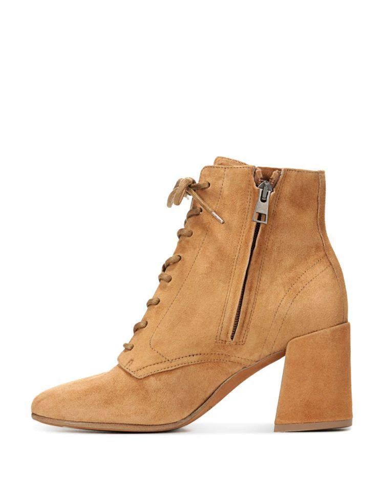 商品Vince|Women's Halle Suede Lace Up High Block Heel Booties,价格¥2357,第4张图片详细描述