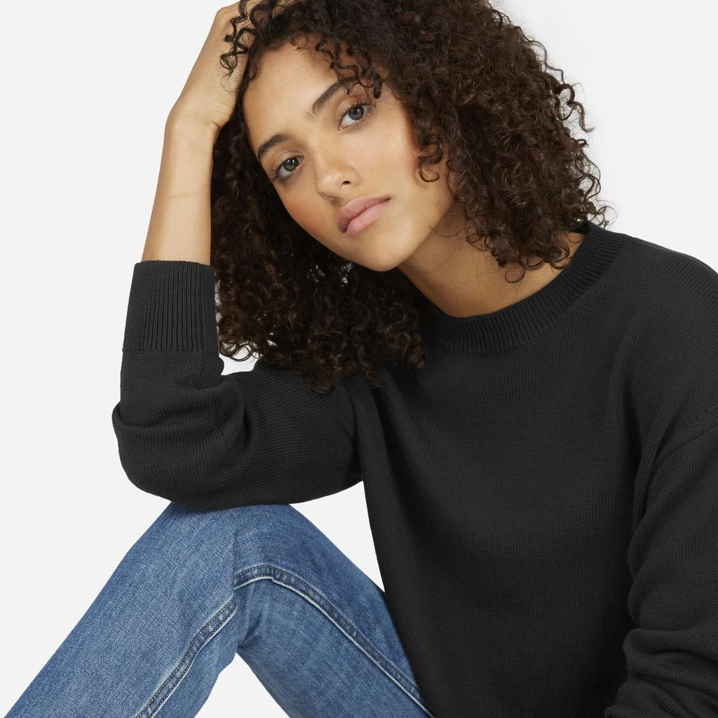 商品Everlane|纯棉长袖圆领毛衣,价格¥369,第3张图片详细描述