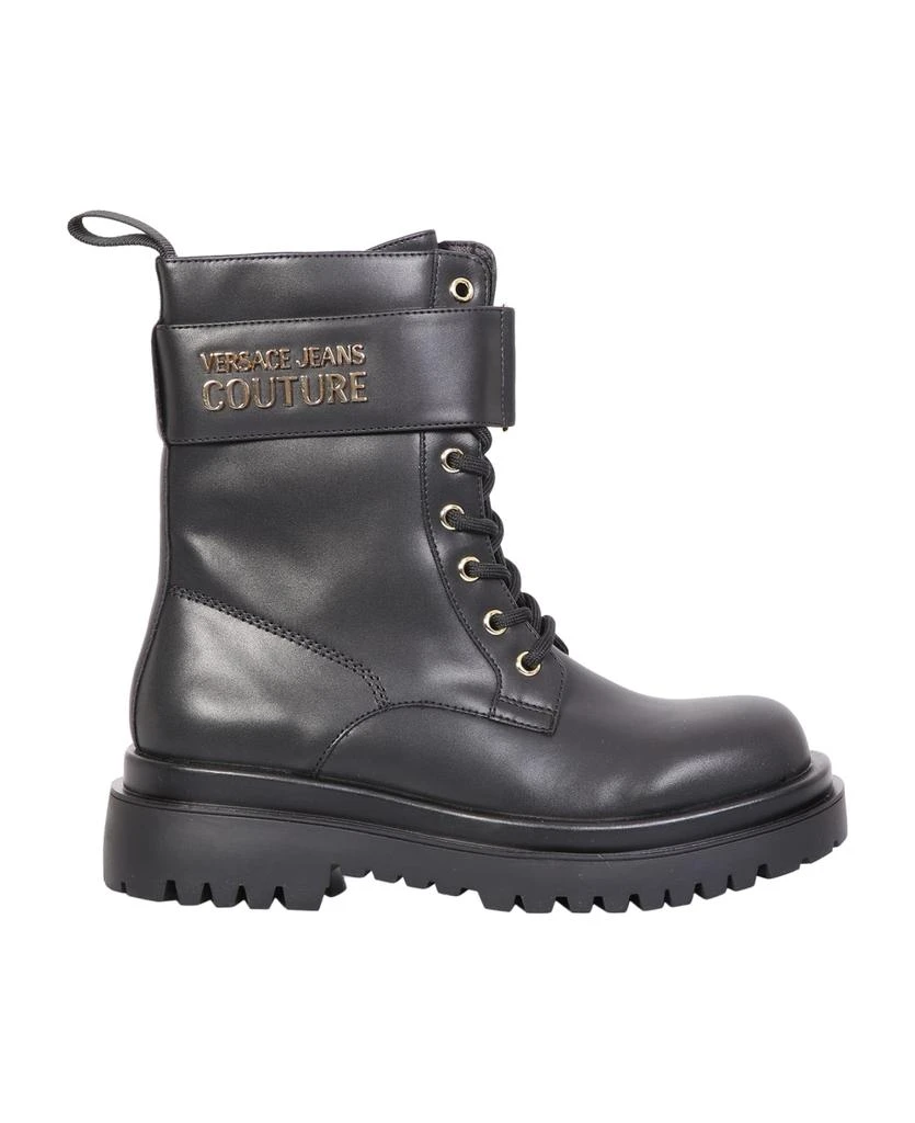 商品Versace|Boots With Logo Plaque Black,价格¥1835,第1张图片