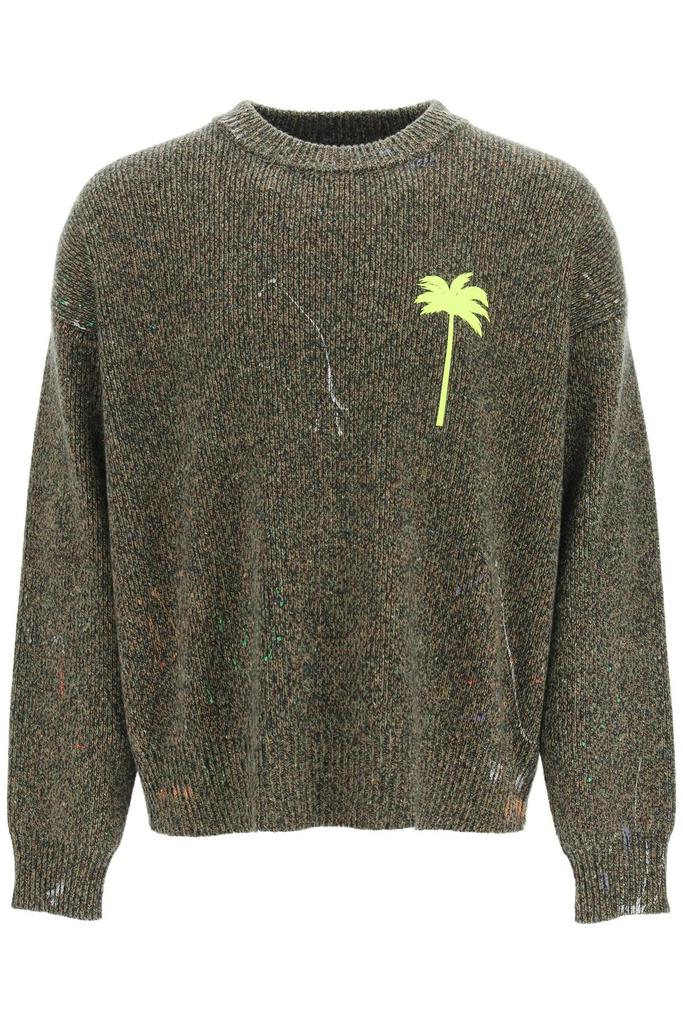 PAINTED PALM TREE SWEATER商品第1张图片规格展示