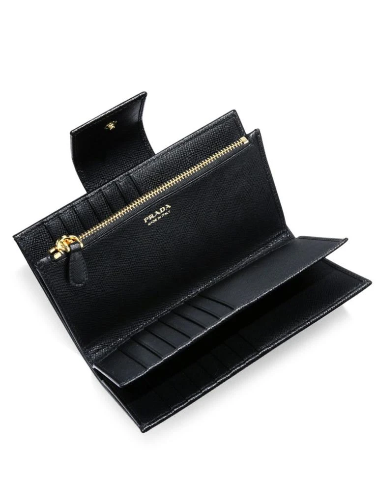 商品Prada|Prada - Saffiano Leather Tab Wallet,价格¥4795,第2张图片详细描述