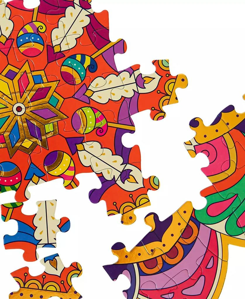 商品Kulture Khazana|Family Rangoli Diwali Holi Floor Puzzle, 150 Pieces,价格¥240,第3张图片详细描述