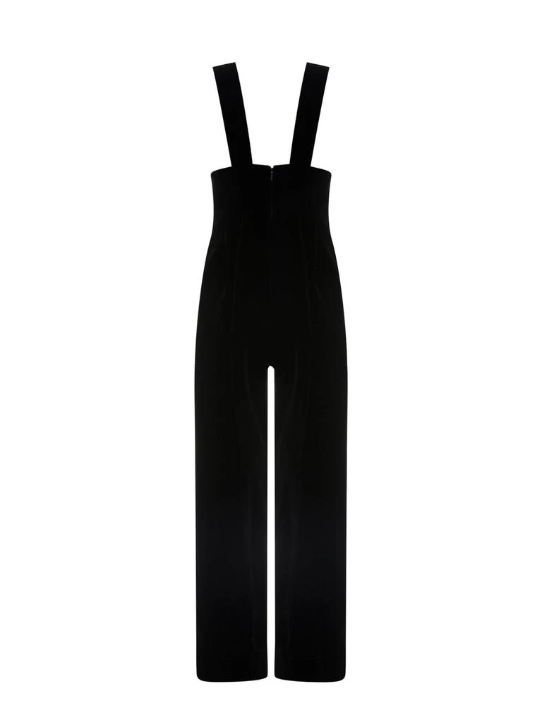 商品Gucci|Gucci Button Embellished Velvet Jumpsuit,价格¥31369,第2张图片详细描述