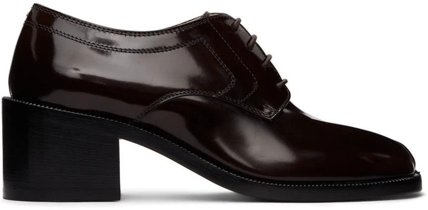 商品MAISON MARGIELA|Brown Tabi Lace-Up Heels,价格¥4163,第1张图片