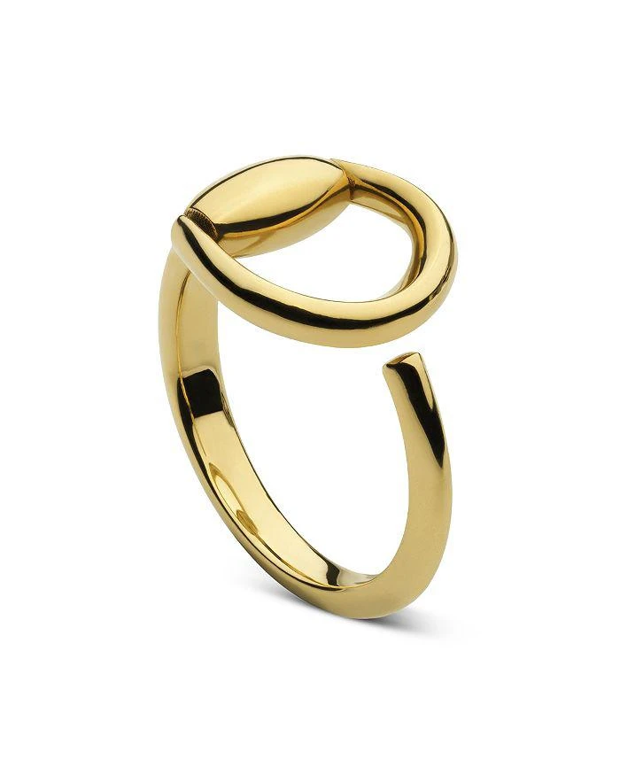 商品Gucci|18K Yellow Gold Horsebit Polished Statement Ring,价格¥17395,第3张图片详细描述