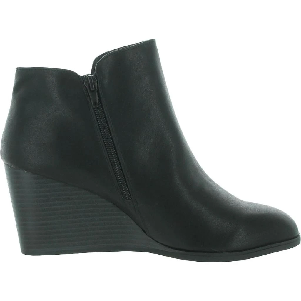 商品Style & Co|Style & Co. Womens Wynonaa Faux Leather Heel Booties,价格¥92,第3张图片详细描述