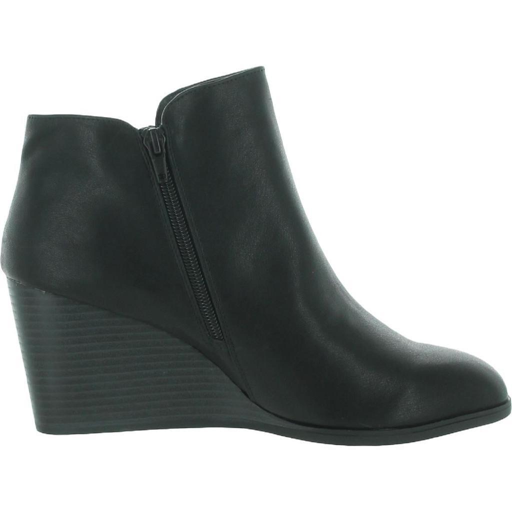 商品Style & Co|Style & Co. Womens Wynonaa Faux Leather Heel Booties,价格¥149,第5张图片详细描述