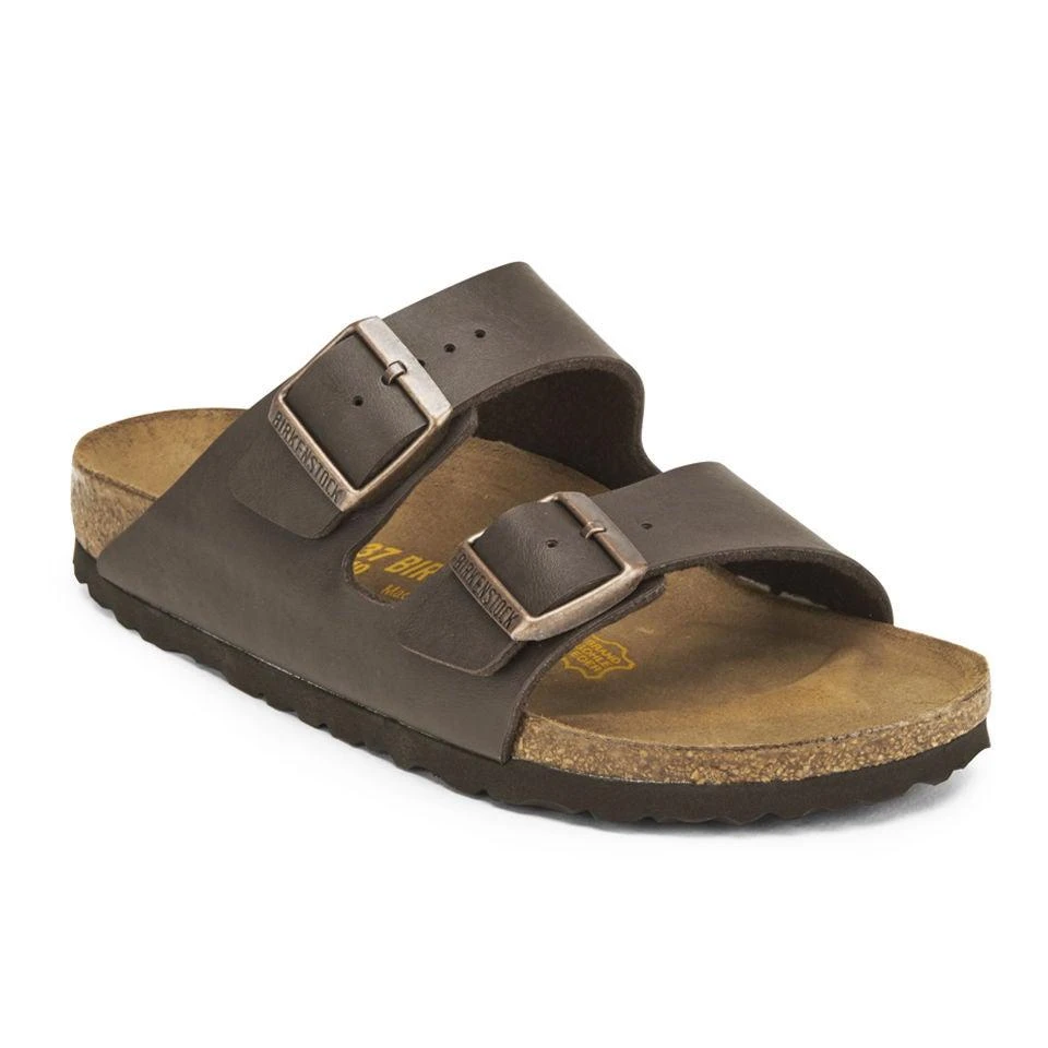 商品Birkenstock|Birkenstock Women's Arizona Slim Fit Double Strap Sandals - Dark Brown,价格¥766,第5张图片详细描述