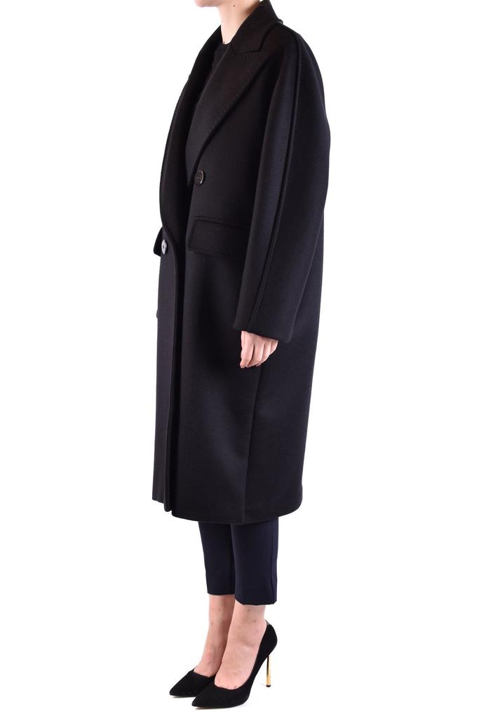 Max Mara Women's  Black Other Materials Coat商品第3张图片规格展示