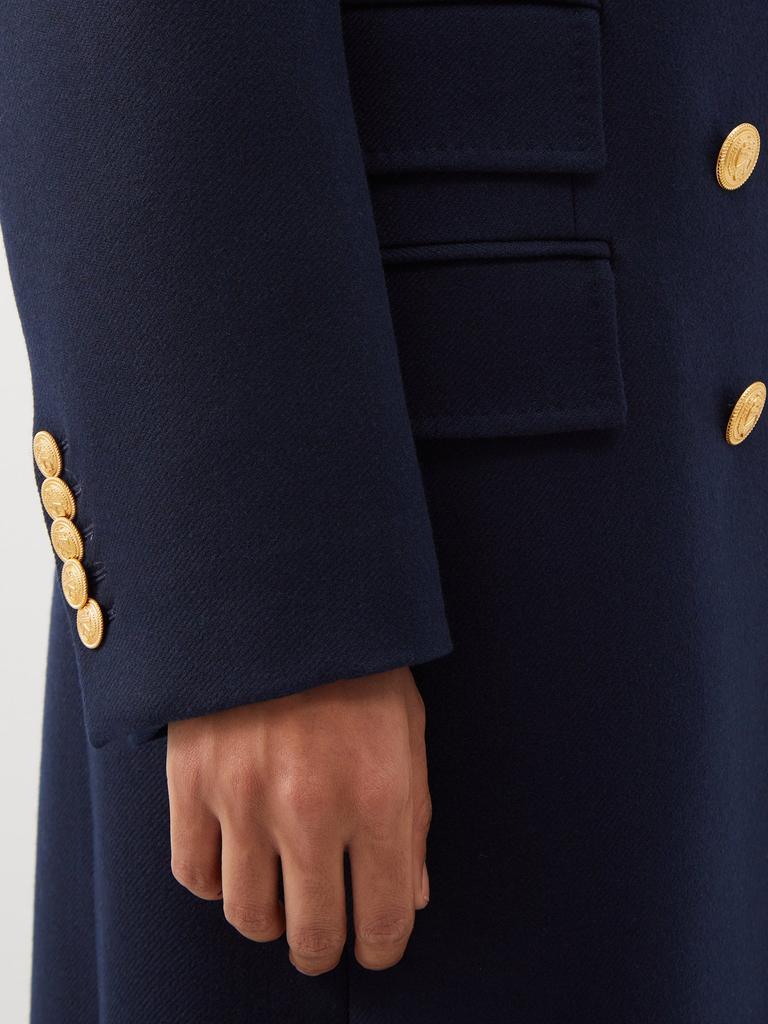 商品Gucci|Double-breasted cashmere-twill coat,价格¥31942,第6张图片详细描述