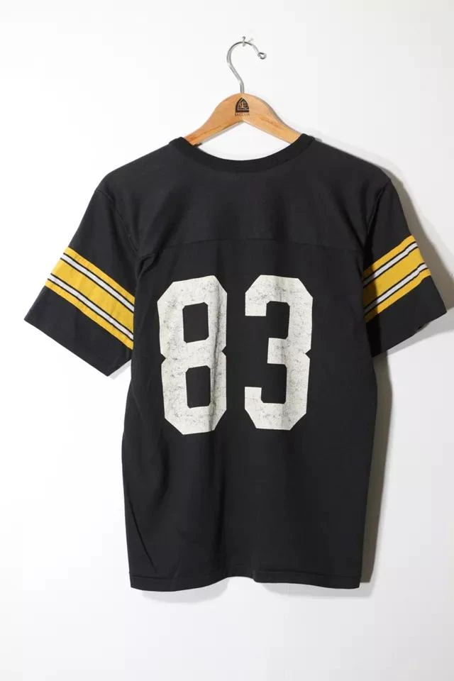 商品Urban Outfitters|Vintage NFL Pittsburgh Steelers Jersey Cut T-shirt Made in USA,价格¥898,第3张图片详细描述