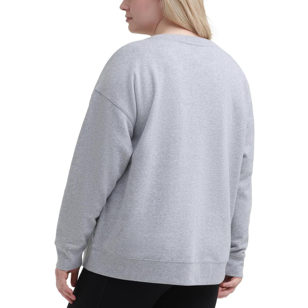 Calvin Klein Performance Womens Plus Fleece Pullover Sweatshirt商品第4张图片规格展示