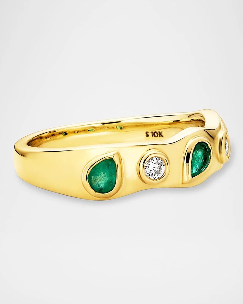 商品STONE AND STRAND|Emerald Luxe Band Ring,价格¥5173,第3张图片详细描述