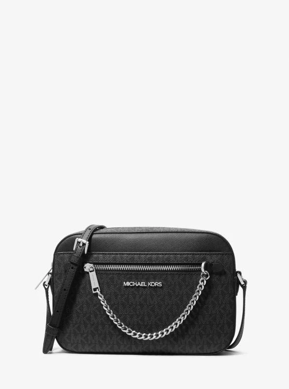 商品Michael Kors|Jet Set Large Logo Crossbody Bag,价格¥415,第1张图片