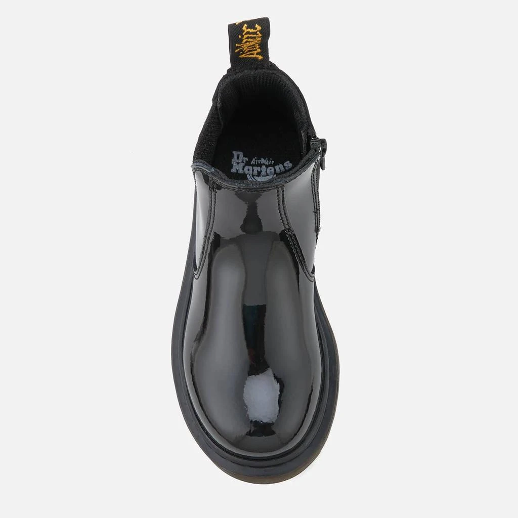 商品Dr. Martens|Dr. Martens Kids' Banzai Patent Lamper Leather Chelsea Boots - Black,价格¥398,第3张图片详细描述