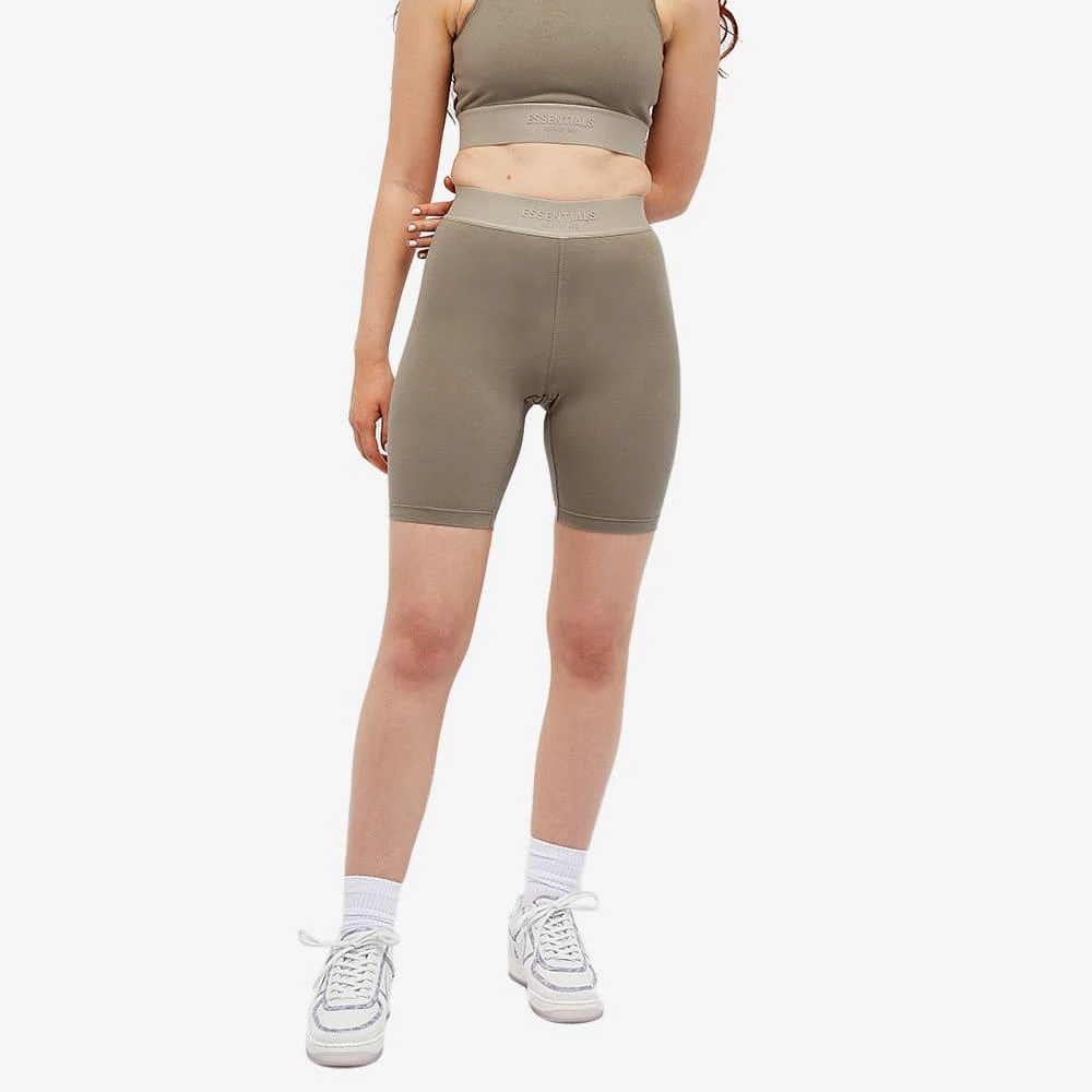 商品Essentials|FEAR OF GOD ESSENTIALS Women's Sports Cycling Short - Desert Taupe,价格¥292,第2张图片详细描述