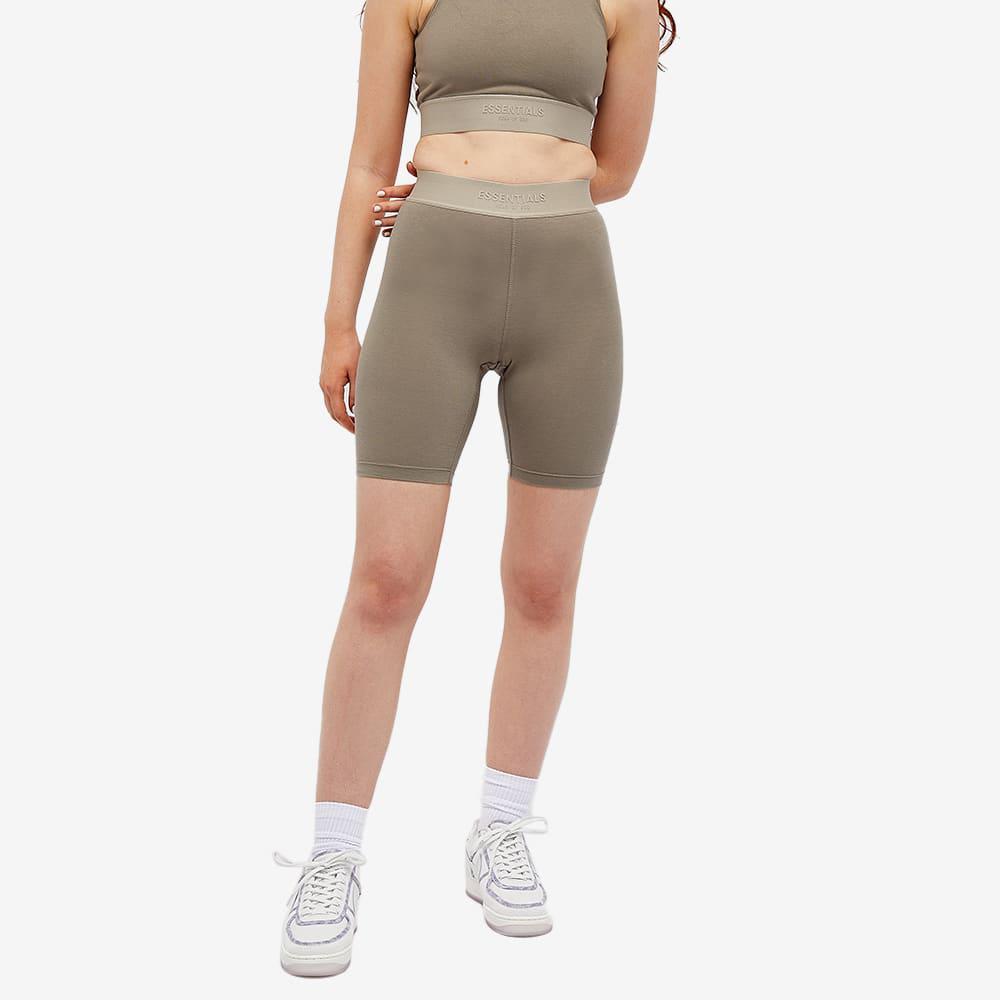 商品Essentials|Fear of God ESSENTIALS Women's Sports Cycling Short - Desert Taupe,价格¥439,第4张图片详细描述