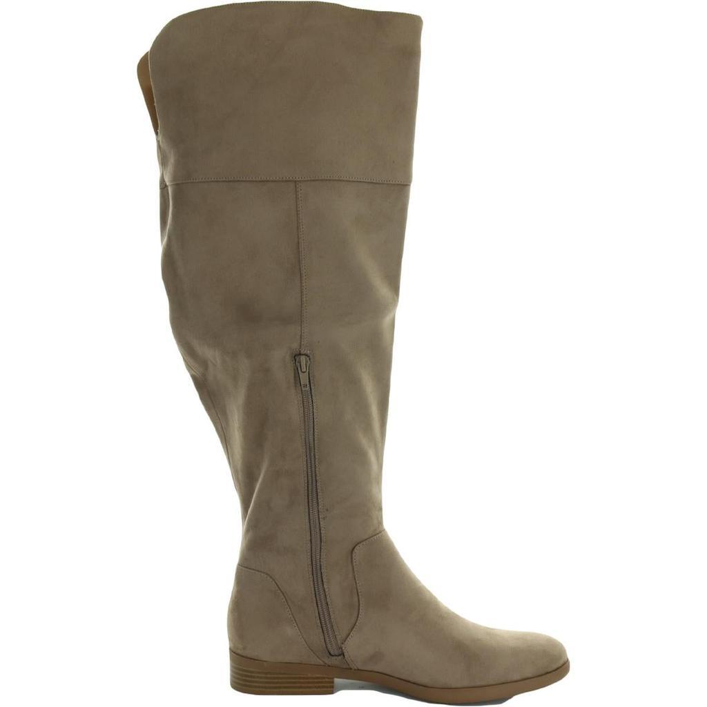 商品Style & Co|Style & Co. Womens Lessah Wide Calf Faux Suede Over-The-Knee Boots,价格¥119-¥126,第6张图片详细描述