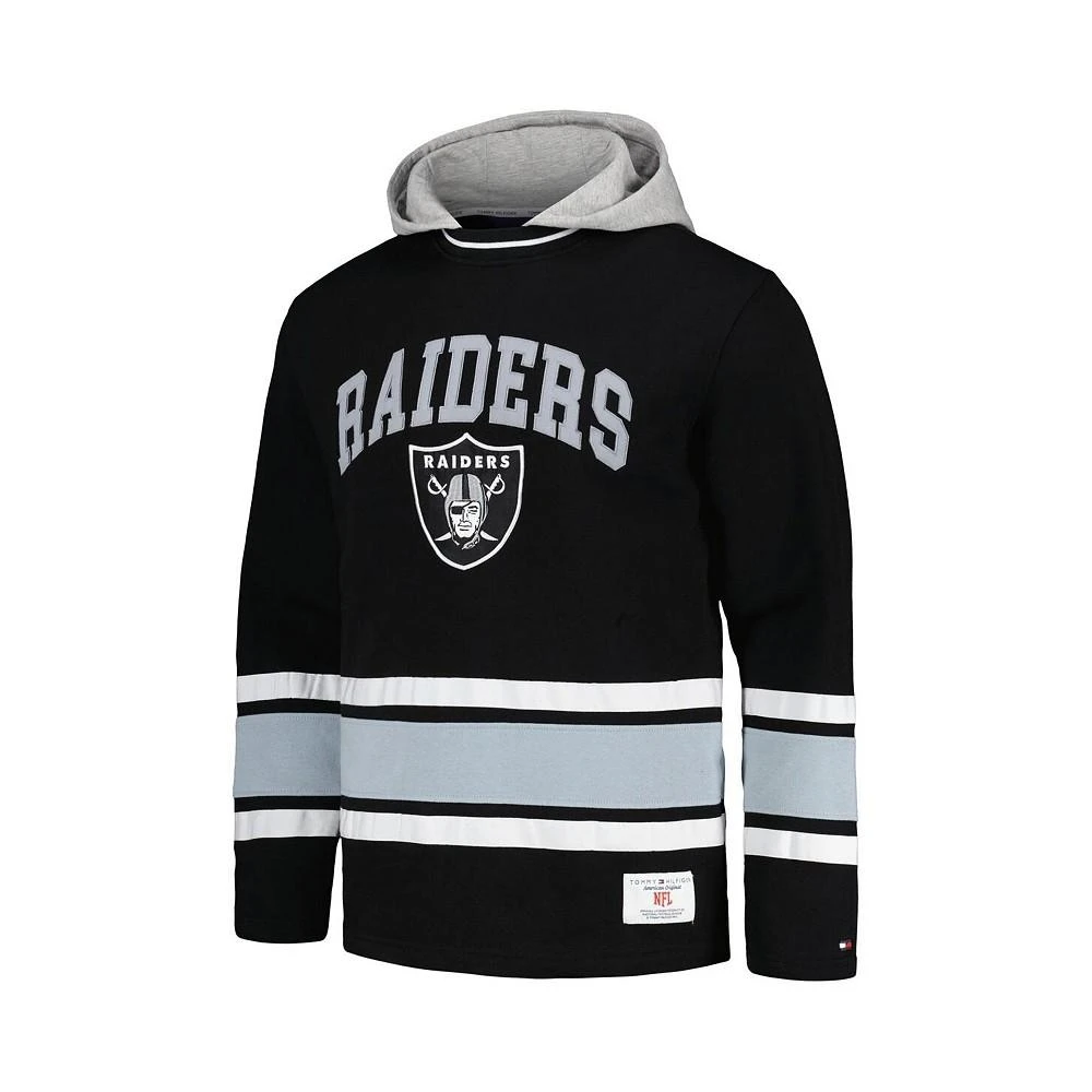 商品Tommy Hilfiger|Men's Black Las Vegas Raiders Ivan Fashion Pullover Hoodie,价格¥589,第3张图片详细描述