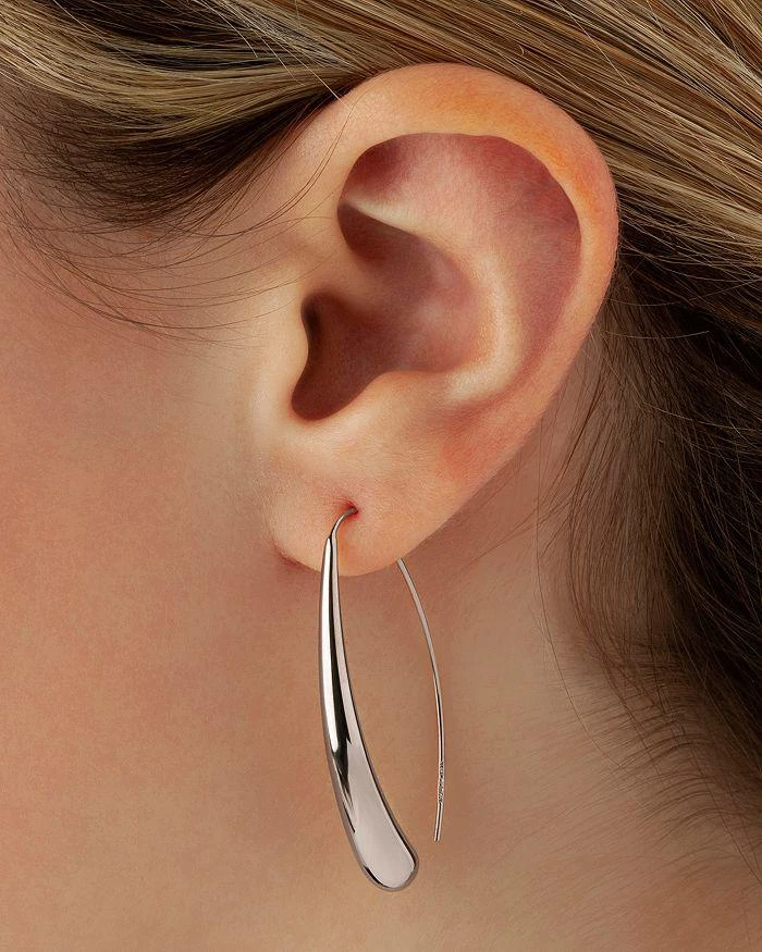 商品Bloomingdale's|Wire Drop Earrings in 14K White Gold,价格¥2585,第2张图片详细描述