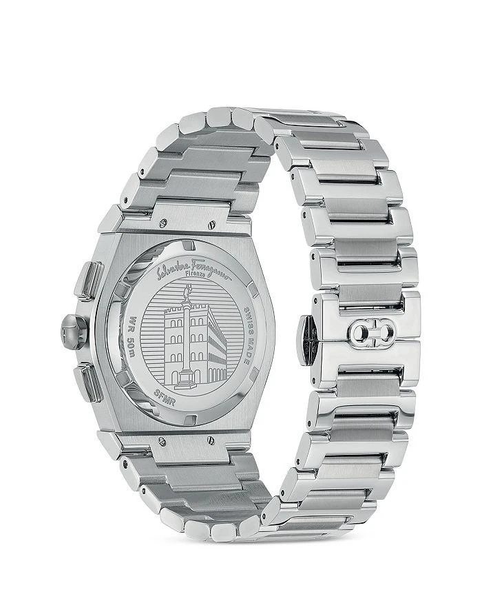 商品Salvatore Ferragamo|Vega Chronograph Bracelet Watch, 42mm,价格¥9349,第4张图片详细描述
