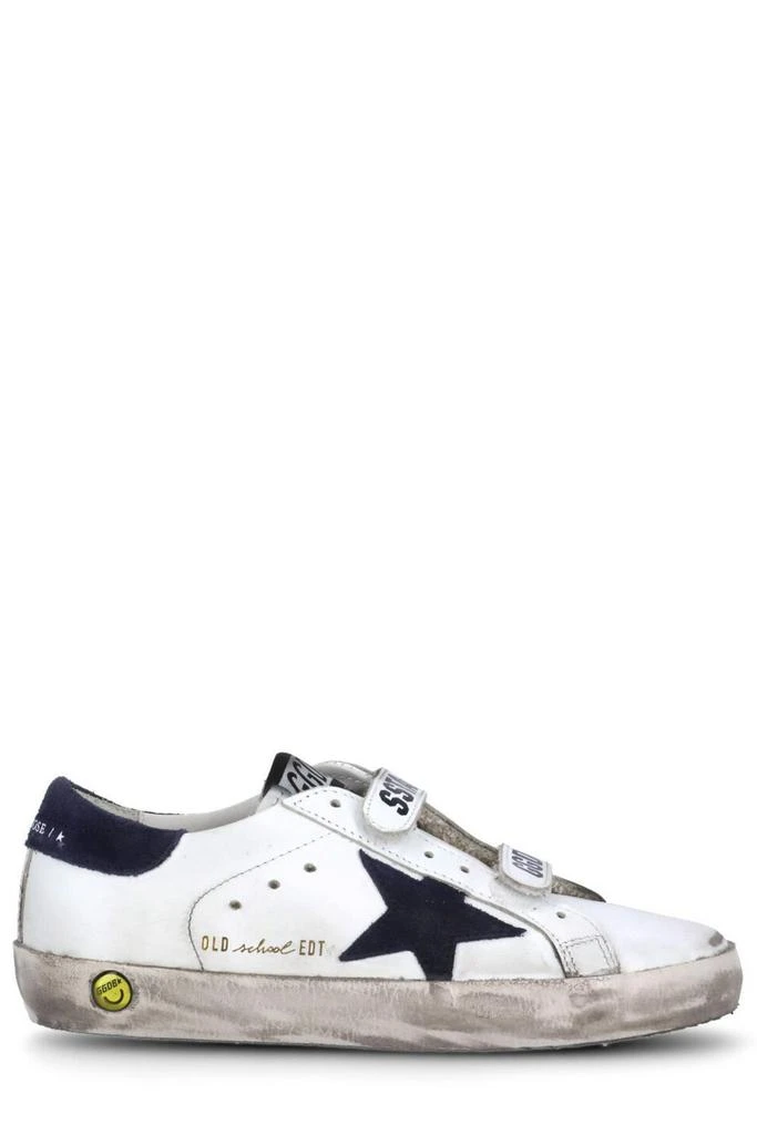 商品Golden Goose|Golden Goose Kids Old School Velcro Strap Sneakers,价格¥1719,第1张图片