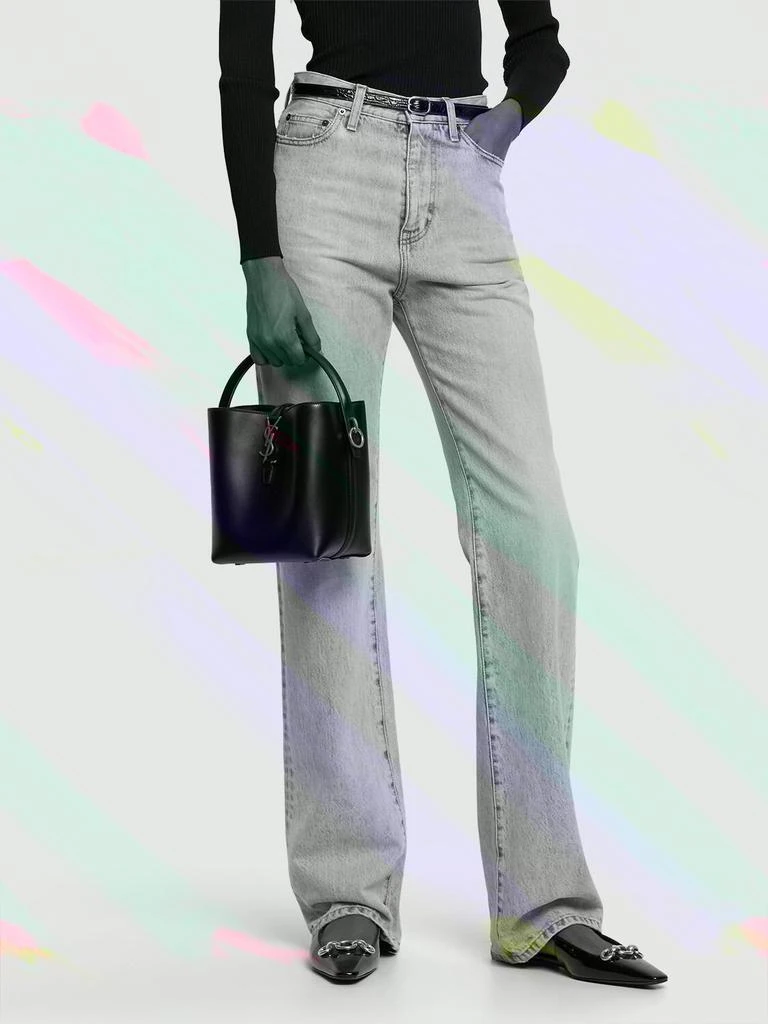 商品Yves Saint Laurent|Small Le 37 Leather Bucket Bag,价格¥20914,第2张图片详细描述