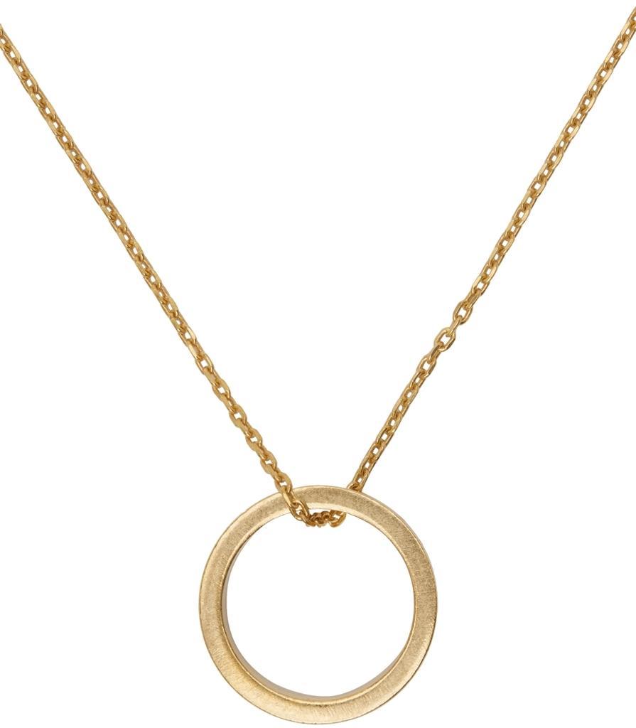 商品MAISON MARGIELA|Gold Numbers Ring Necklace,价格¥3172,第4张图片详细描述