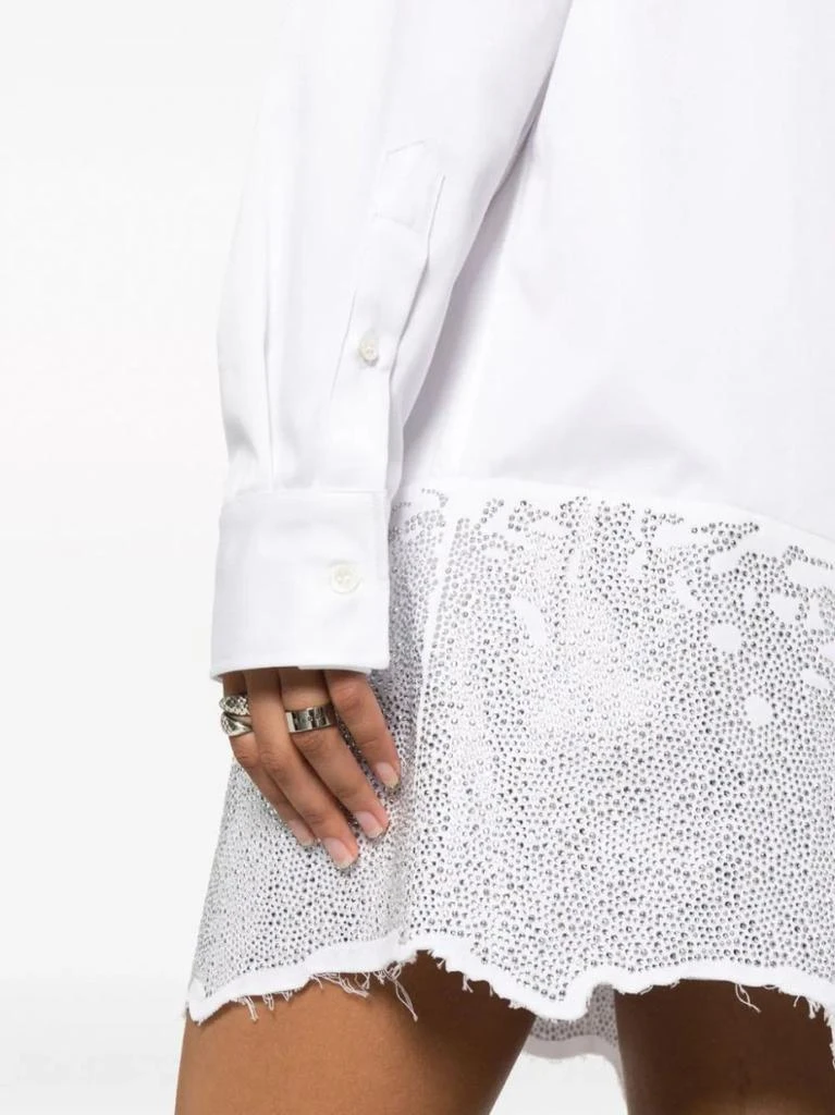 商品JW Anderson|Crystal-Embellished Cotton Shirtdress,价格¥10906,第5张图片详细描述
