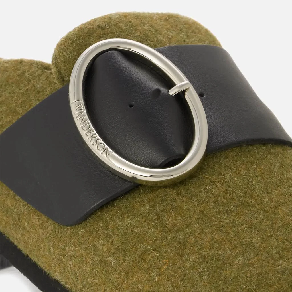 商品JW Anderson|JW Anderson Women's Felt Mules,价格¥928,第4张图片详细描述