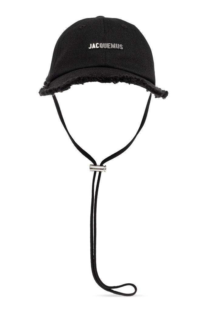jacquemus cap ෆ꒡ .̮ ꒡ෆ Jacquemus Black Le Chouchou 'La Casquette Artichaut' Cap