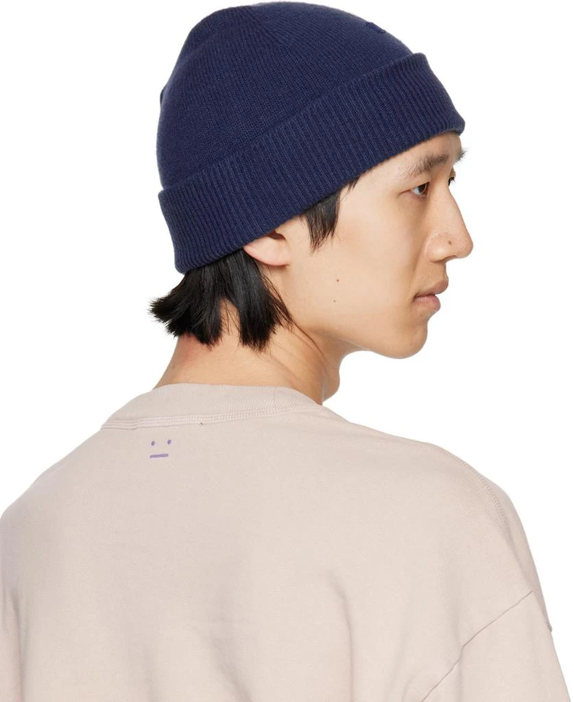 商品Acne Studios|Navy Micro Patch Beanie,价格¥642,第3张图片详细描述